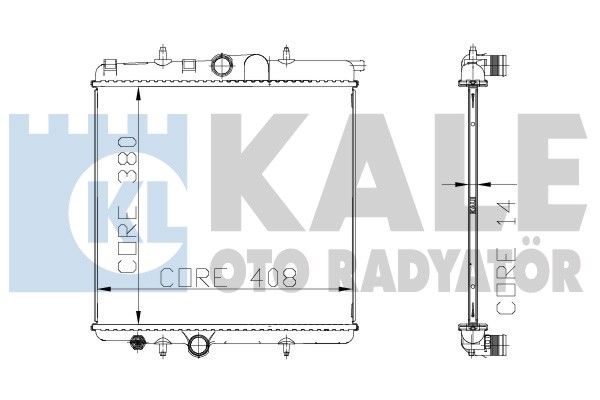 KALE OTO RADYATÖR Radiators, Motora dzesēšanas sistēma 216799